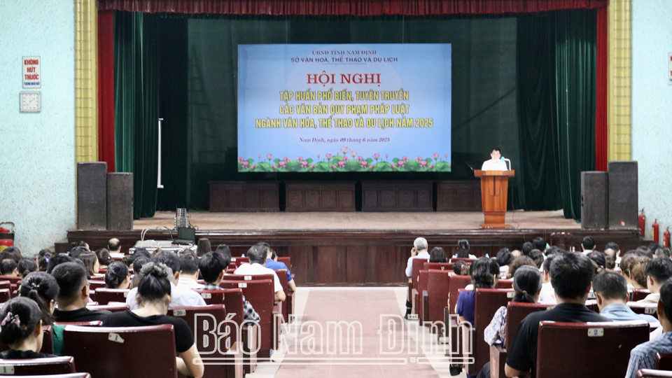 Tuyên truyền, phổ biến các văn bản quy phạm pháp luật lĩnh vực văn hoá, thể thao và du lịch năm 2025